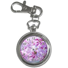 Pink Lilac Flowers Key Chain Watches by FunnyCow