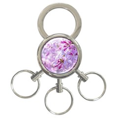 Pink Lilac Flowers 3-ring Key Chains by FunnyCow