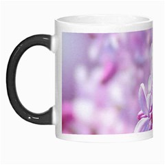 Pink Lilac Flowers Morph Mugs by FunnyCow