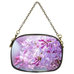 Pink Lilac Flowers Chain Purses (one Side)  by FunnyCow