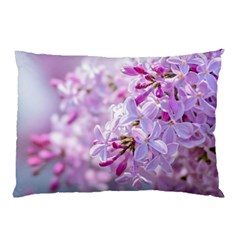 Pink Lilac Flowers Pillow Case (two Sides) by FunnyCow