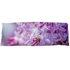 Pink Lilac Flowers Body Pillow Case (dakimakura) by FunnyCow