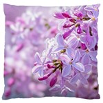 Pink Lilac Flowers Large Cushion Case (Two Sides) Front