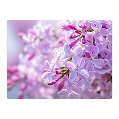 Pink Lilac Flowers Double Sided Flano Blanket (mini)  by FunnyCow