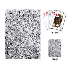 Willow Foliage Abstract Playing Card