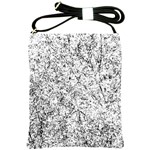 Willow Foliage Abstract Shoulder Sling Bags Front