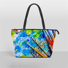 Artist Palette And Brushes Shoulder Handbags by FunnyCow