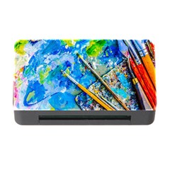 Artist Palette And Brushes Memory Card Reader With Cf by FunnyCow