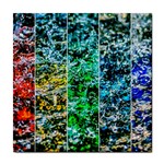 Abstract Of Colorful Water Tile Coasters Front