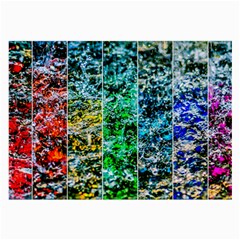 Abstract Of Colorful Water Large Glasses Cloth (2-side) by FunnyCow