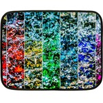 Abstract Of Colorful Water Double Sided Fleece Blanket (Mini)  35 x27  Blanket Back