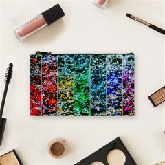 Abstract Of Colorful Water Cosmetic Bag (small)  by FunnyCow