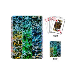 Abstract Of Colorful Water Playing Cards (mini)  by FunnyCow