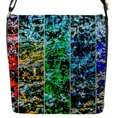 Abstract Of Colorful Water Flap Messenger Bag (s) by FunnyCow