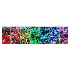 Abstract Of Colorful Water Satin Scarf (oblong) by FunnyCow