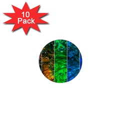 Rainbow Of Water 1  Mini Magnet (10 Pack)  by FunnyCow