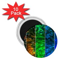 Rainbow Of Water 1 75  Magnets (10 Pack)  by FunnyCow