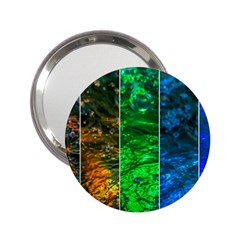 Rainbow Of Water 2 25  Handbag Mirrors by FunnyCow