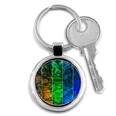 Rainbow Of Water Key Chains (round)  by FunnyCow