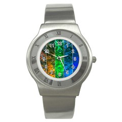 Rainbow Of Water Stainless Steel Watch by FunnyCow