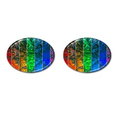 Rainbow Of Water Cufflinks (oval) by FunnyCow