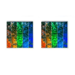 Rainbow Of Water Cufflinks (square) by FunnyCow