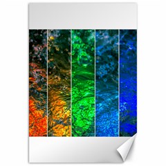 Rainbow Of Water Canvas 20  X 30   by FunnyCow