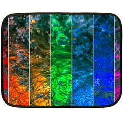 Rainbow Of Water Double Sided Fleece Blanket (mini)  by FunnyCow