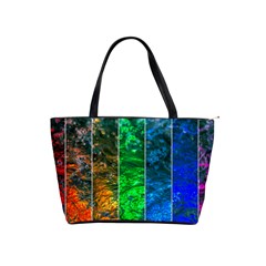 Rainbow Of Water Shoulder Handbags by FunnyCow