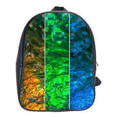 Rainbow Of Water School Bag (xl) by FunnyCow