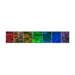 Rainbow Of Water Flano Scarf (mini) by FunnyCow