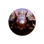 The Art Of Military Aircraft Rubber Round Coaster (4 pack)  Front