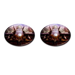 The Art Of Military Aircraft Cufflinks (oval) by FunnyCow