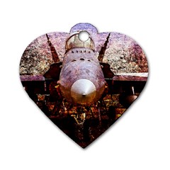 The Art Of Military Aircraft Dog Tag Heart (One Side)