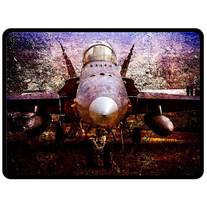 The Art Of Military Aircraft Double Sided Fleece Blanket (Large) 