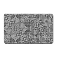 Linear Intricate Geometric Pattern Magnet (rectangular) by dflcprints