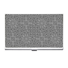 Linear Intricate Geometric Pattern Business Card Holders by dflcprints