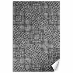 Linear Intricate Geometric Pattern Canvas 24  X 36  by dflcprints