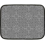 Linear Intricate Geometric Pattern Fleece Blanket (Mini) 35 x27  Blanket