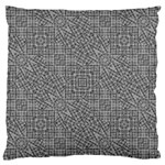 Linear Intricate Geometric Pattern Large Cushion Case (One Side) Front