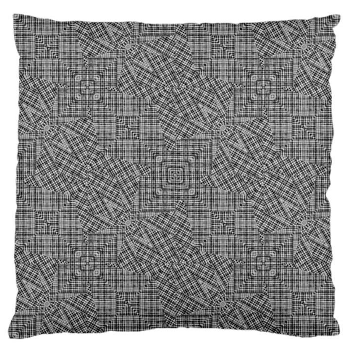 Linear Intricate Geometric Pattern Large Cushion Case (One Side)