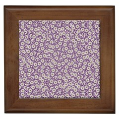 Ditsy Floral Pattern Framed Tiles by dflcprints