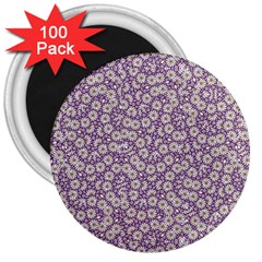 Ditsy Floral Pattern 3  Magnets (100 Pack) by dflcprints