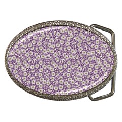 Ditsy Floral Pattern Belt Buckles by dflcprints