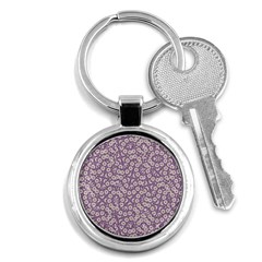 Ditsy Floral Pattern Key Chains (round)  by dflcprints