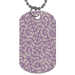 Ditsy Floral Pattern Dog Tag (one Side) by dflcprints