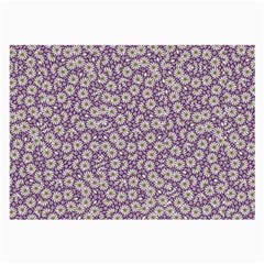 Ditsy Floral Pattern Large Glasses Cloth (2-side) by dflcprints