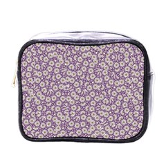 Ditsy Floral Pattern Mini Toiletries Bags by dflcprints