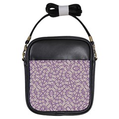 Ditsy Floral Pattern Girls Sling Bags by dflcprints