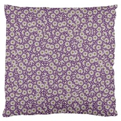 Ditsy Floral Pattern Large Flano Cushion Case (one Side) by dflcprints